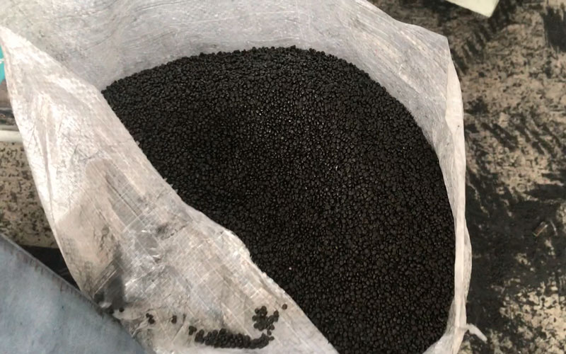 400kg/h 黑色母粒造粒生产线 土耳其