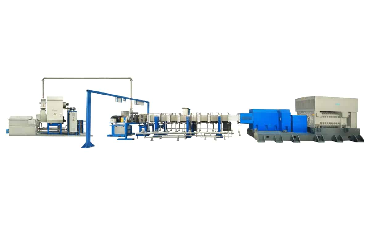 聚烯烃共混造粒大型挤出机