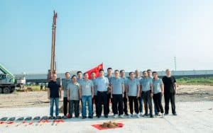 江苏越升新工厂奠基仪式