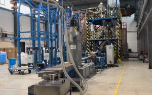 德国 800kg/h 玻纤增强与粉体填充工程塑料造粒双螺杆挤出线案例